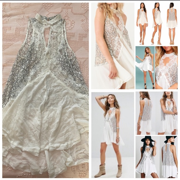 Free People Cross My Heart in Lace Tunic. - Picture 1 of 15